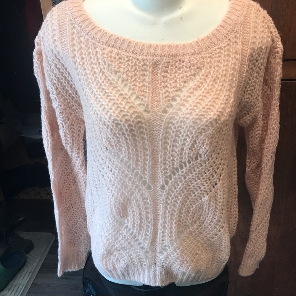 NEW ! - Dynamite Mohair Rose Sweater -Size Medium